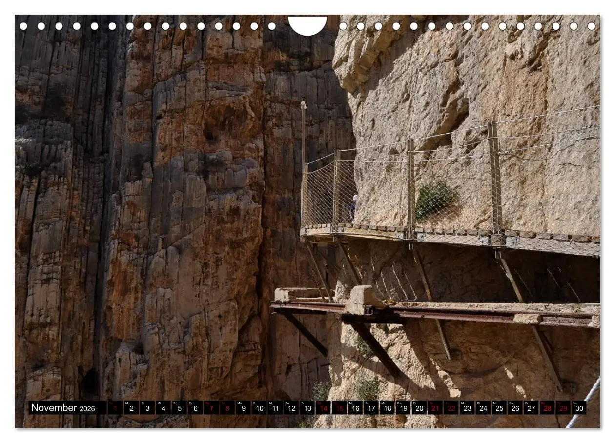 Bild: 9783457879740 | El Caminito del Rey (Wandkalender 2026 DIN A4 quer), CALVENDO...