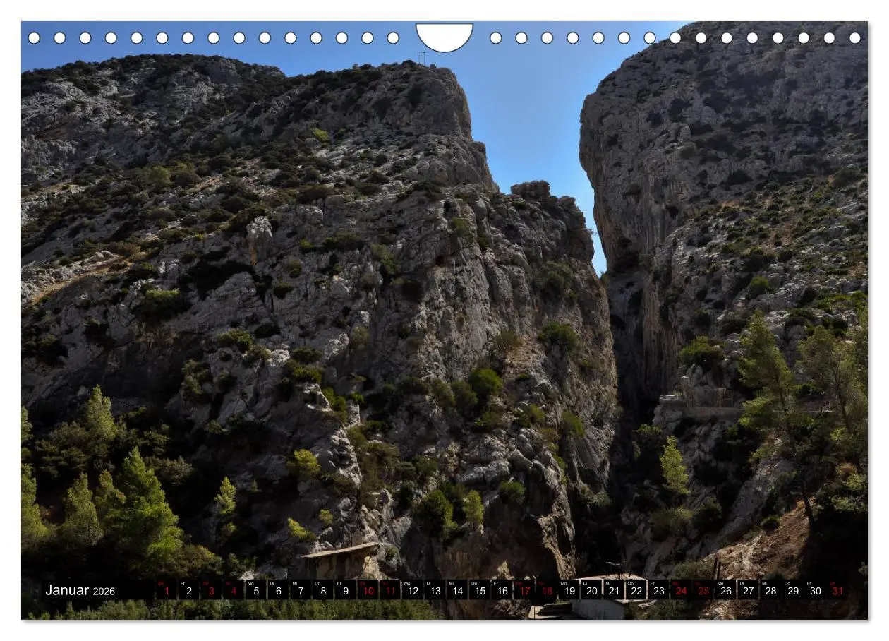 Bild: 9783457879740 | El Caminito del Rey (Wandkalender 2026 DIN A4 quer), CALVENDO...