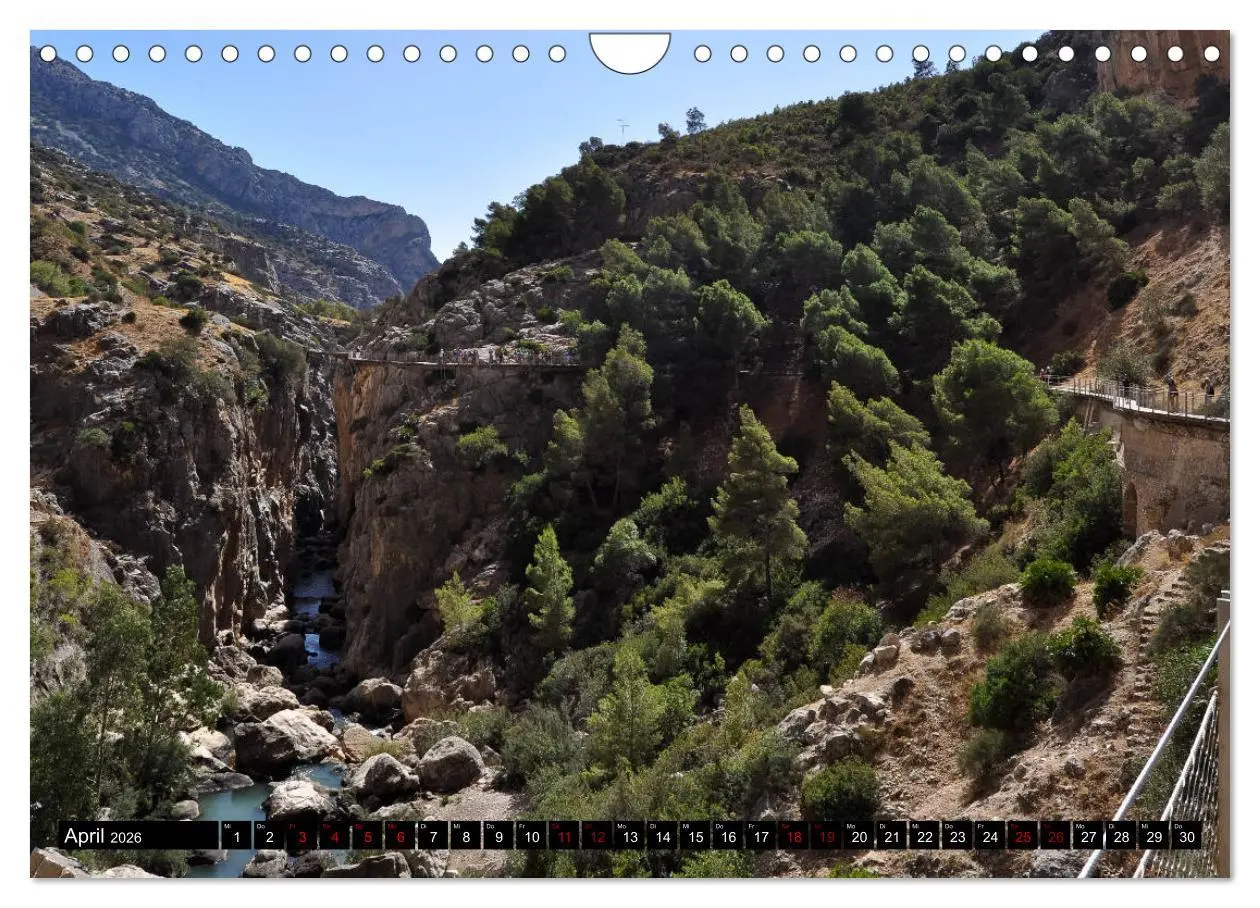 Bild: 9783457879740 | El Caminito del Rey (Wandkalender 2026 DIN A4 quer), CALVENDO...