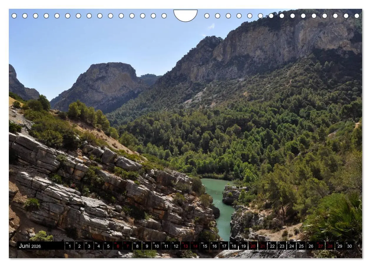 Bild: 9783457879740 | El Caminito del Rey (Wandkalender 2026 DIN A4 quer), CALVENDO...