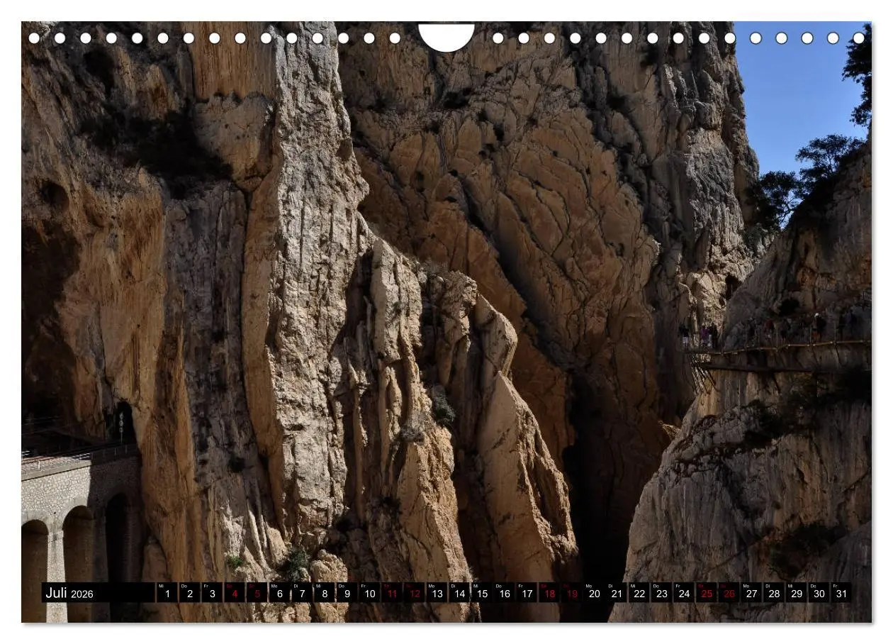 Bild: 9783457879740 | El Caminito del Rey (Wandkalender 2026 DIN A4 quer), CALVENDO...