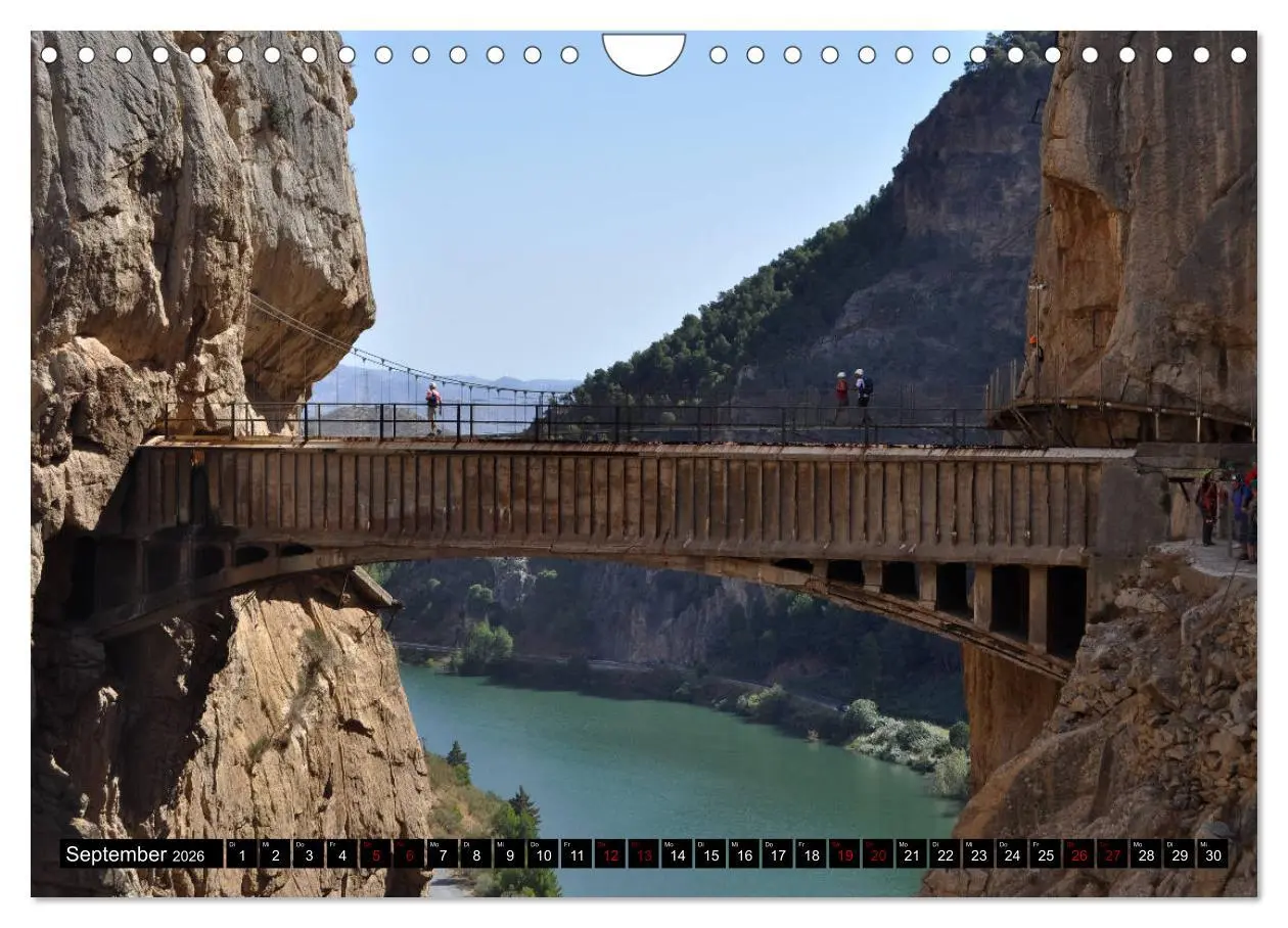 Bild: 9783457879740 | El Caminito del Rey (Wandkalender 2026 DIN A4 quer), CALVENDO...
