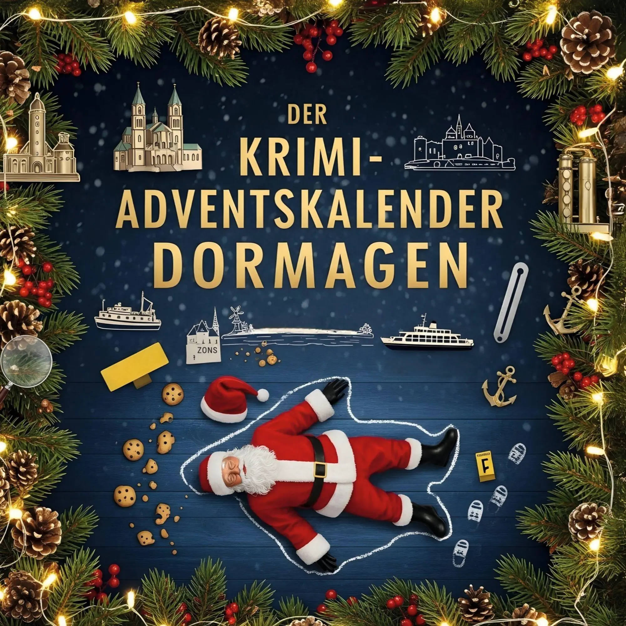 Cover: 9783695309740 | Der Krimi-Adventskalender Dormagen | Mordsverdächtig in 24 Akten