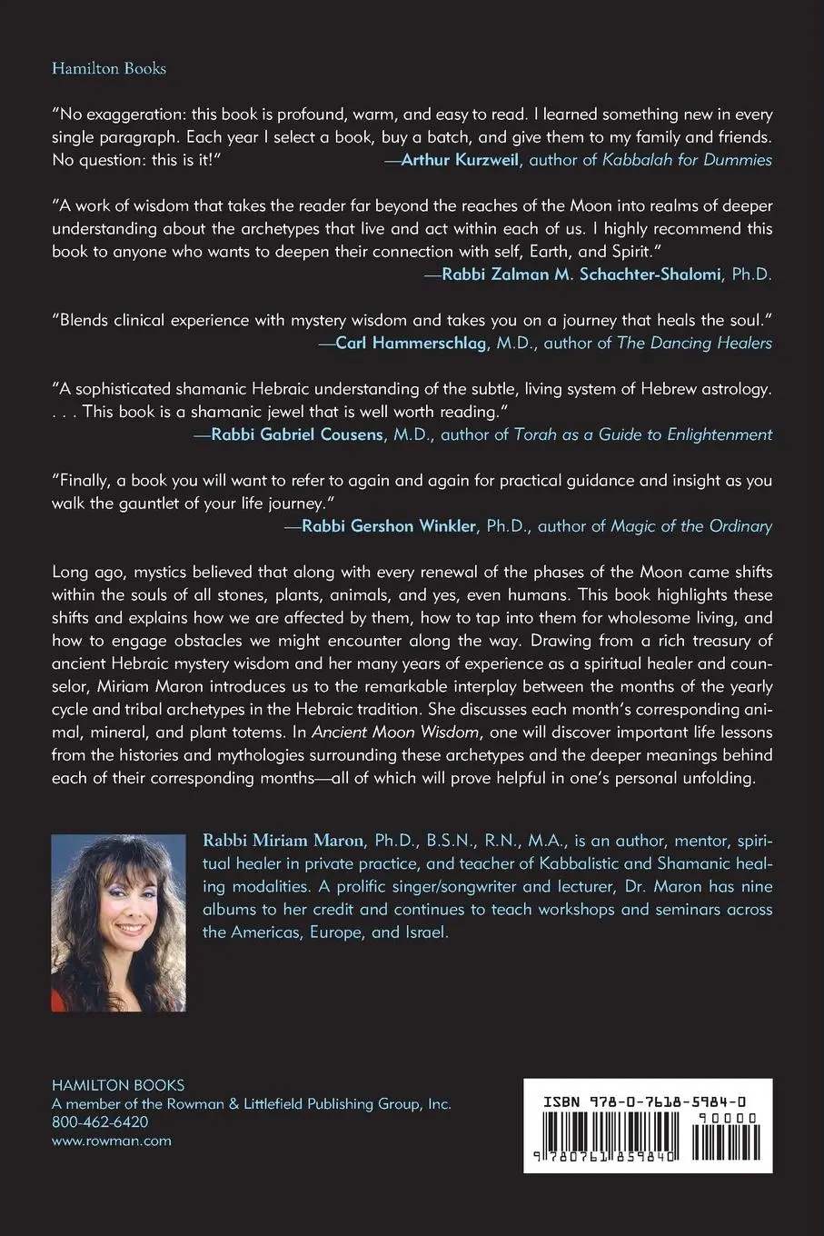 Rückseite: 9780761859840 | Ancient Moon Wisdom | Miriam Maron | Taschenbuch | Englisch | 2012