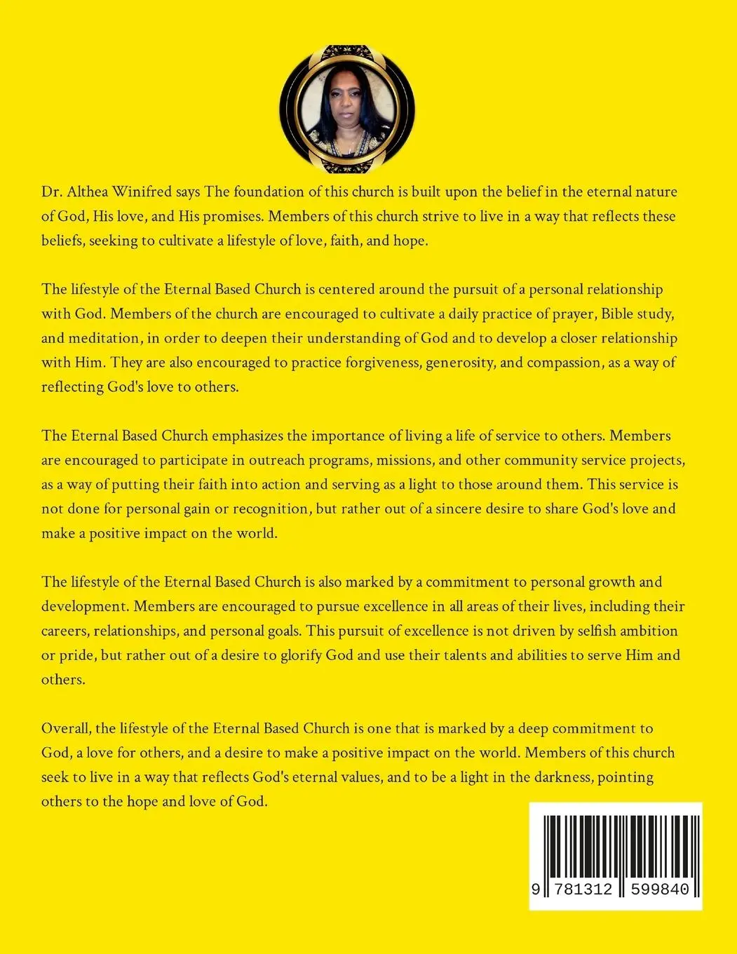 Rückseite: 9781312599840 | Eternal Based Church and its Lifestyle | Althea Winifred | Taschenbuch