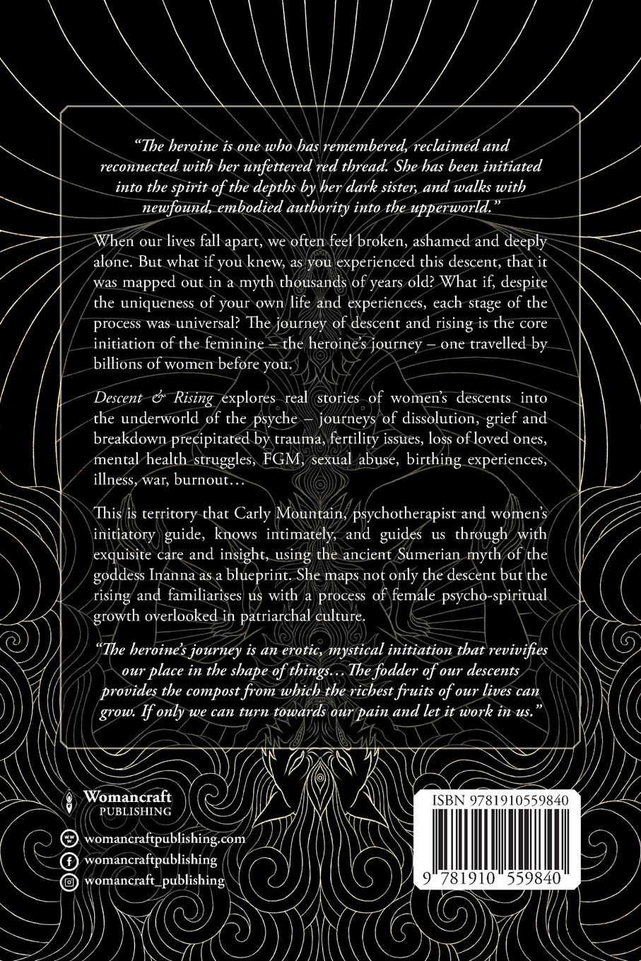 Rückseite: 9781910559840 | Descent &amp; Rising | Women's Stories &amp; the Embodiment of the Inanna Myth