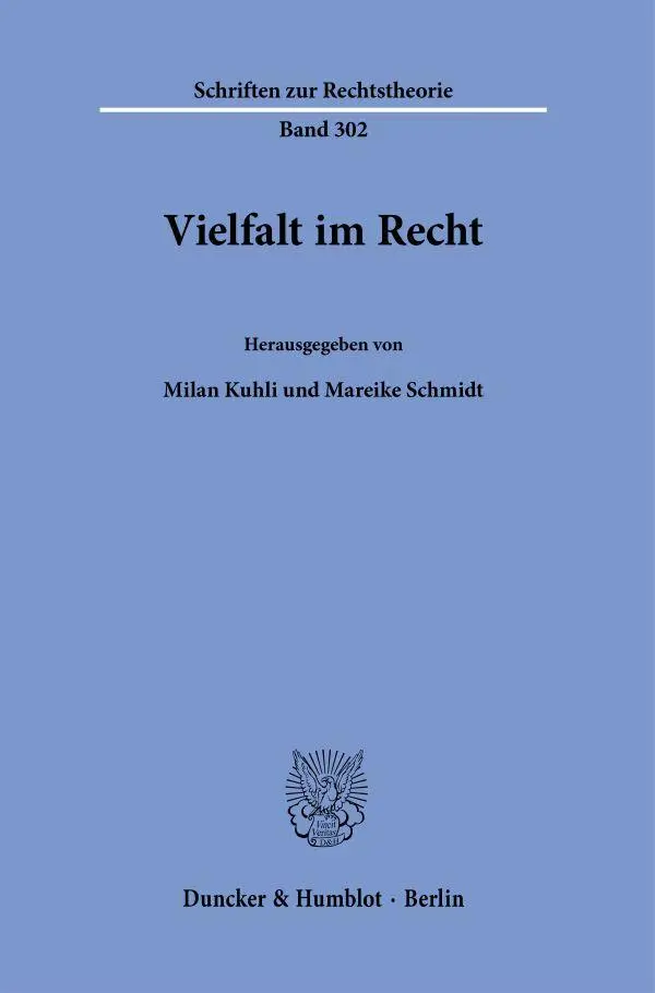 Cover: 9783428159840 | Vielfalt im Recht. | Milan Kuhli (u. a.) | Taschenbuch | 141 S. | 2022