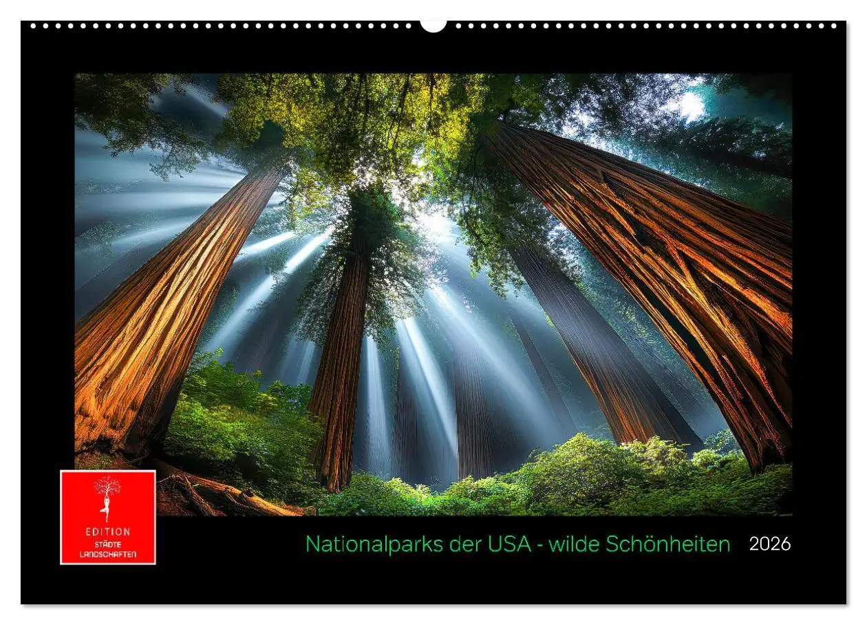 Cover: 9783457249840 | Nationalparks der USA - wilde Schönheiten (Wandkalender 2026 DIN A2...
