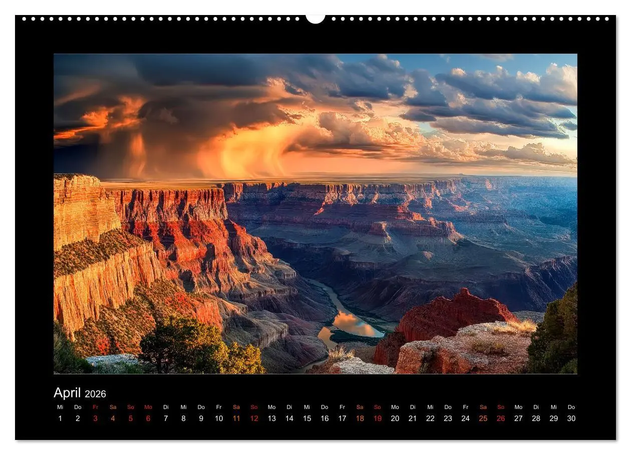 Bild: 9783457249840 | Nationalparks der USA - wilde Schönheiten (Wandkalender 2026 DIN A2...