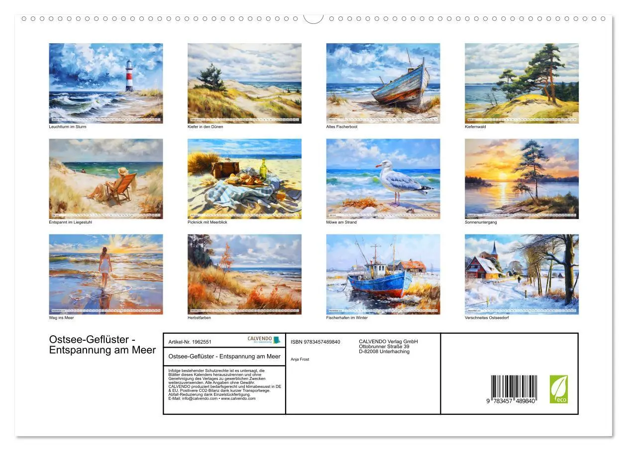 Bild: 9783457489840 | Ostsee-Geflüster - Entspannung am Meer (hochwertiger Premium...