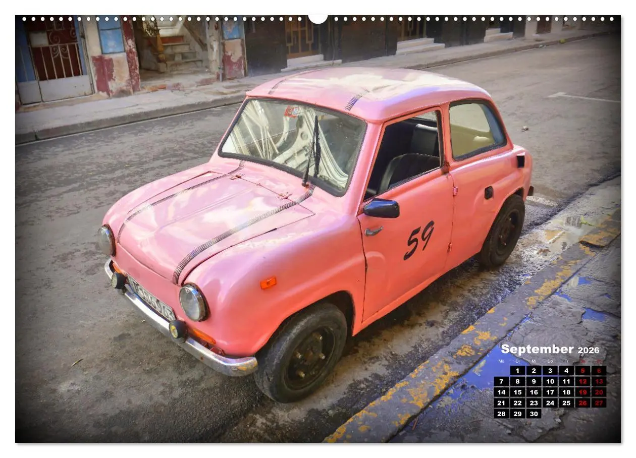 Bild: 9783457559840 | Auto-Zwerge - Europäische Kleinstwagen auf Kuba (Wandkalender 2026...