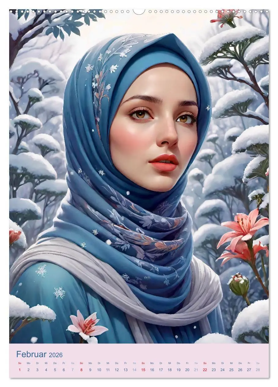 Bild: 9783516269840 | Stolze Muslima (hochwertiger Premium Wandkalender 2026 DIN A2...