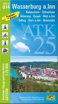 Cover: 9783899339840 | ATK25-O14 Wasserburg a.Inn (Amtliche Topographische Karte 1:25000)