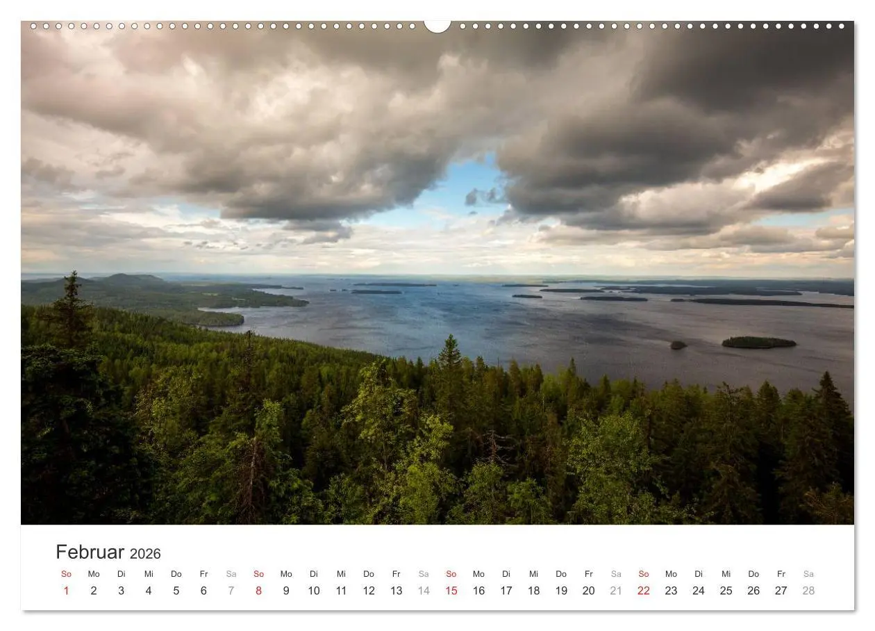 Bild: 9783516019940 | Landschaften Finnlands (Wandkalender 2026 DIN A2 quer), CALVENDO...