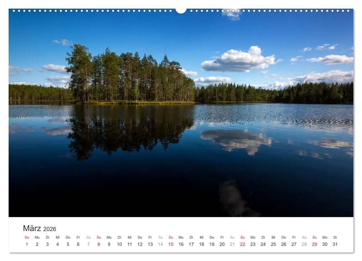 Bild: 9783516019940 | Landschaften Finnlands (Wandkalender 2026 DIN A2 quer), CALVENDO...