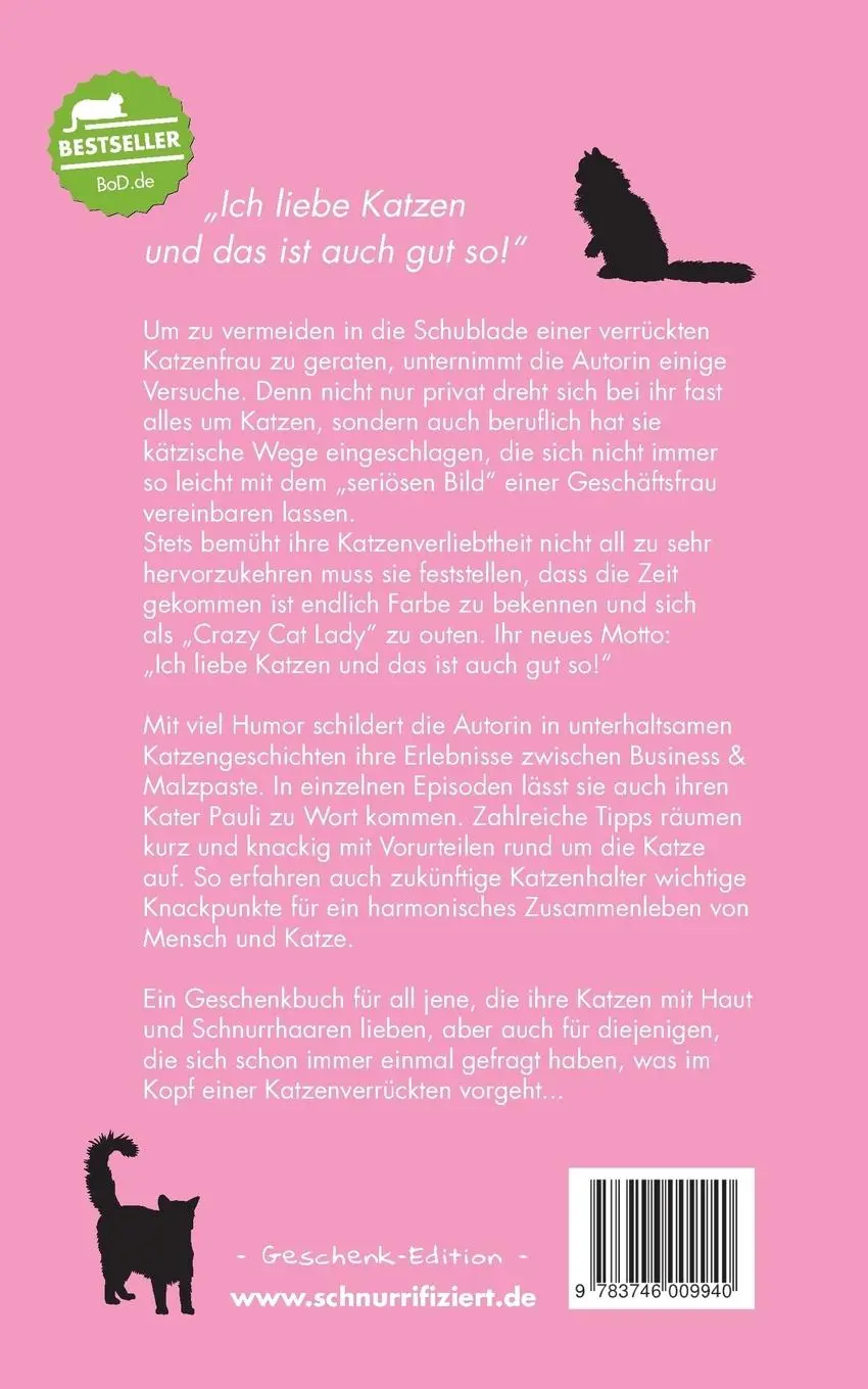 Rückseite: 9783746009940 | Geschenk-Edition / Schnurrifiziert - verrückt nach Katzen | Buch