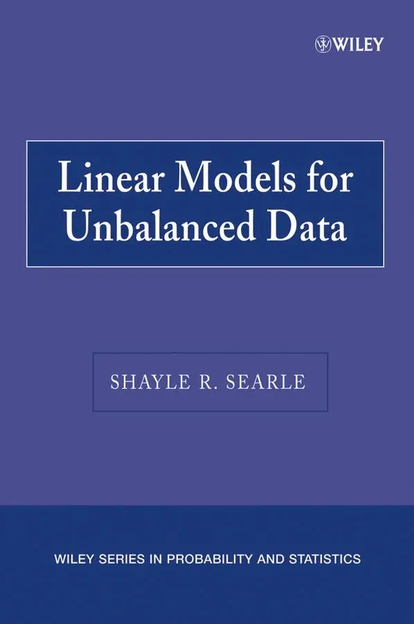 Cover: 9780470040041 | Linear Models for Unbalanced Data | Shayle R Searle | Taschenbuch