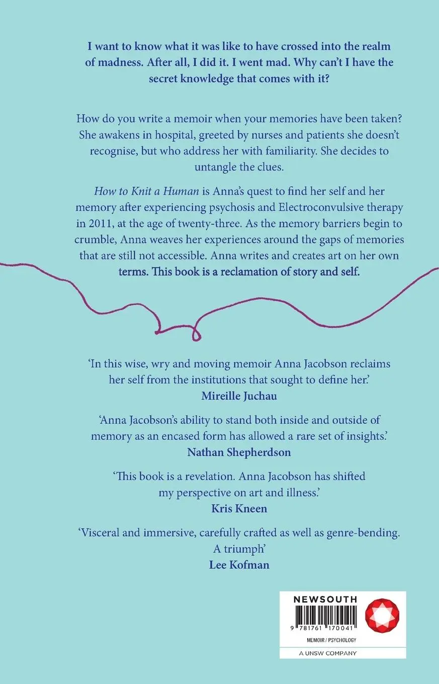 Rückseite: 9781761170041 | How to Knit a Human | A memoir | Anna Jacobson | Taschenbuch | 2024