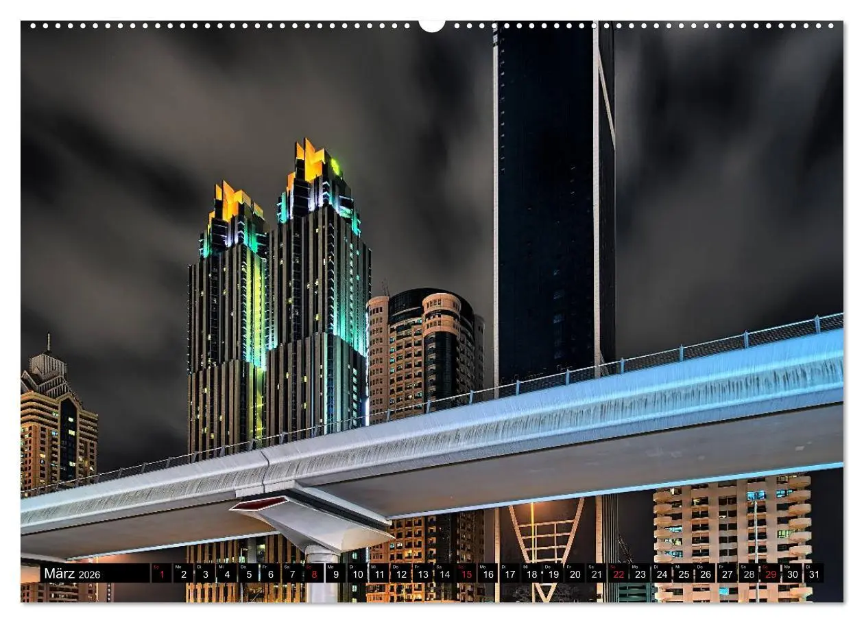 Bild: 9783516200041 | Dubai - City of dreams (Wandkalender 2026 DIN A2 quer), CALVENDO...