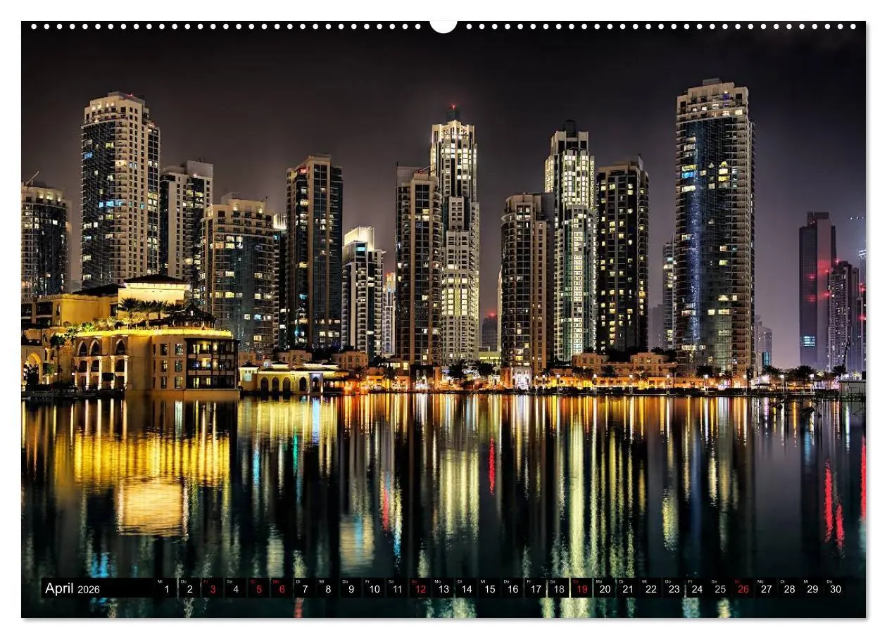 Bild: 9783516200041 | Dubai - City of dreams (Wandkalender 2026 DIN A2 quer), CALVENDO...
