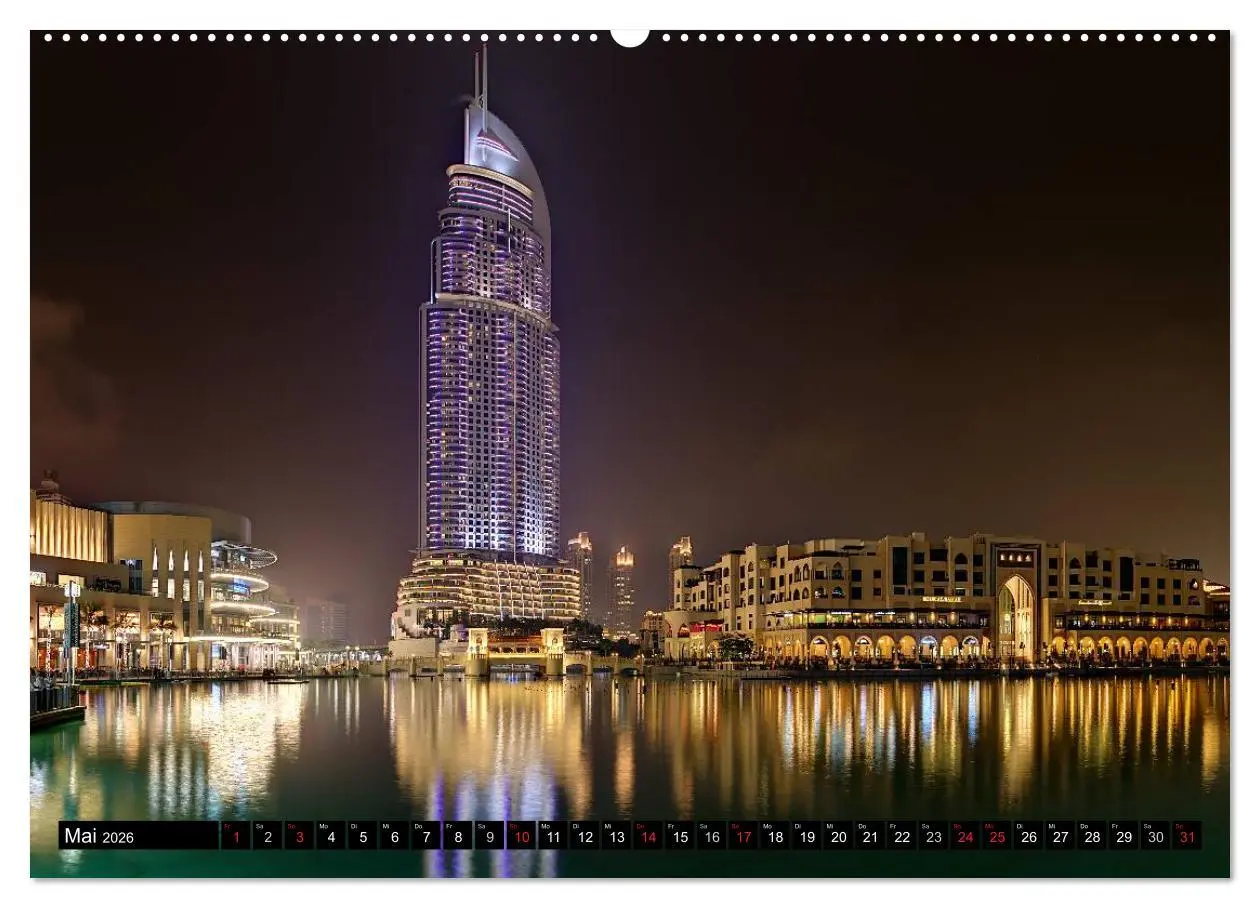Bild: 9783516200041 | Dubai - City of dreams (Wandkalender 2026 DIN A2 quer), CALVENDO...