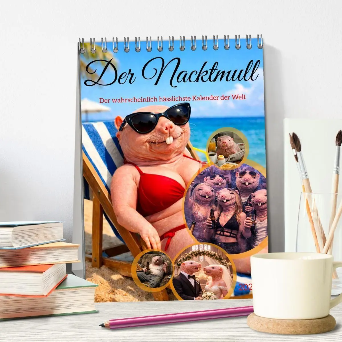 Bild: 9783516820041 | Der Nacktmull (Tischkalender 2027 DIN A5 hoch), CALVENDO...