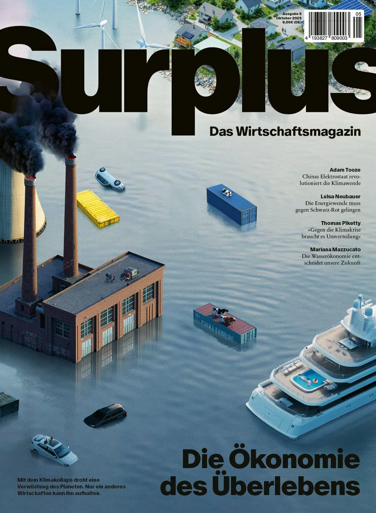 Cover: 9783691510041 | Die Ökonomie des Überlebens | Surplus - Das Wirtschaftsmagazin #5