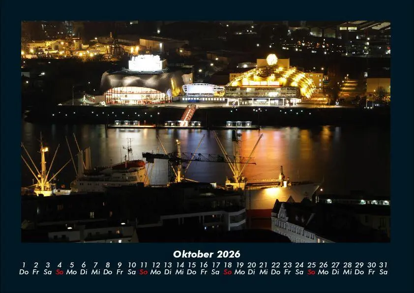 Bild: 9783695400041 | Hamburg 2026 Fotokalender DIN A4 | Tobias Becker | Kalender | Deutsch