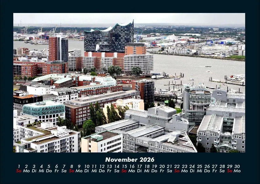 Bild: 9783695400041 | Hamburg 2026 Fotokalender DIN A4 | Tobias Becker | Kalender | Deutsch