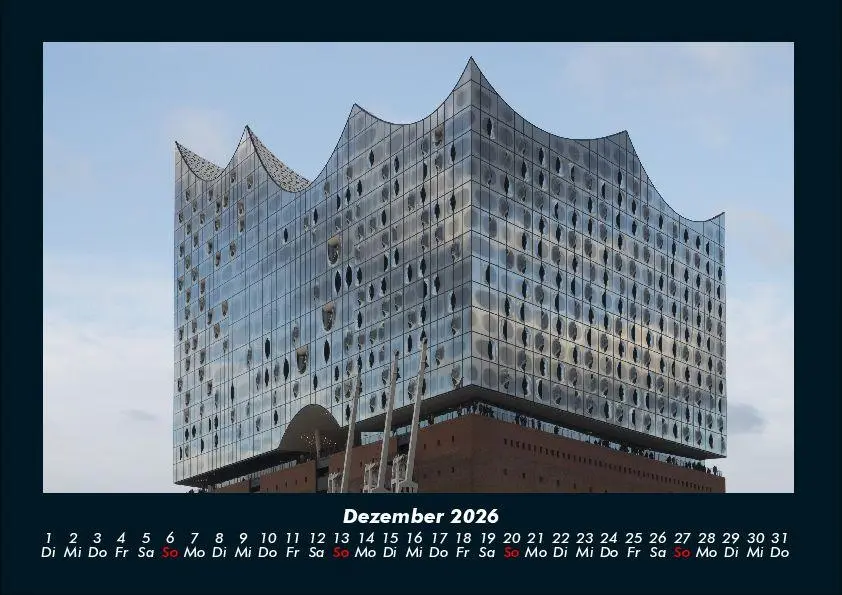 Bild: 9783695400041 | Hamburg 2026 Fotokalender DIN A4 | Tobias Becker | Kalender | Deutsch