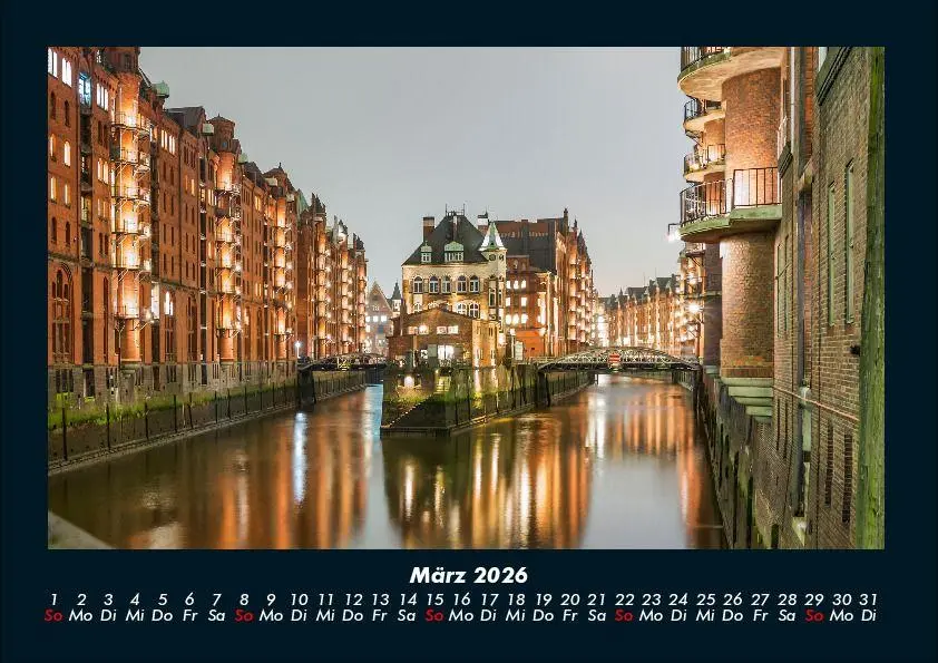 Bild: 9783695400041 | Hamburg 2026 Fotokalender DIN A4 | Tobias Becker | Kalender | Deutsch