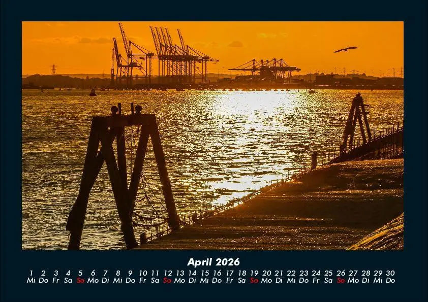 Bild: 9783695400041 | Hamburg 2026 Fotokalender DIN A4 | Tobias Becker | Kalender | Deutsch