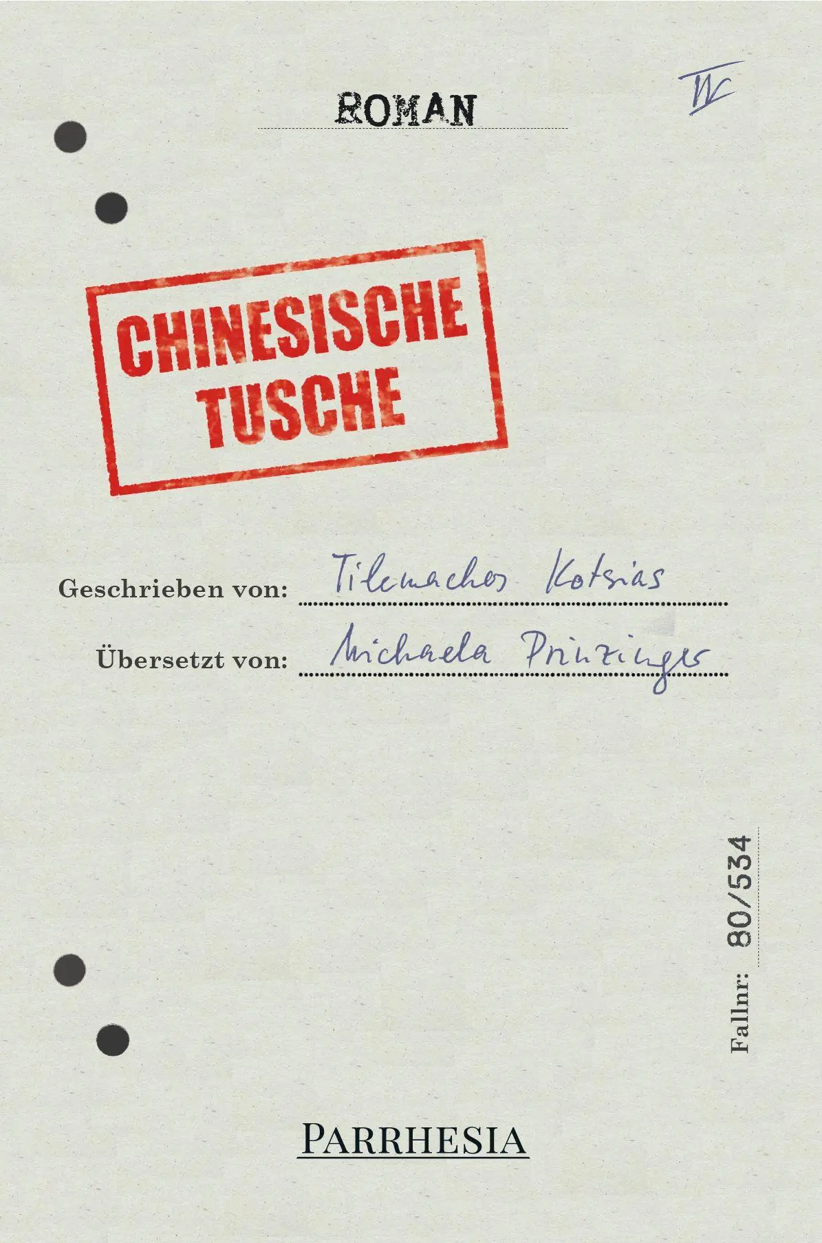 Cover: 9783987310041 | Chinesische Tusche | Tilemachos Kotsias | Taschenbuch | 576 S. | 2025