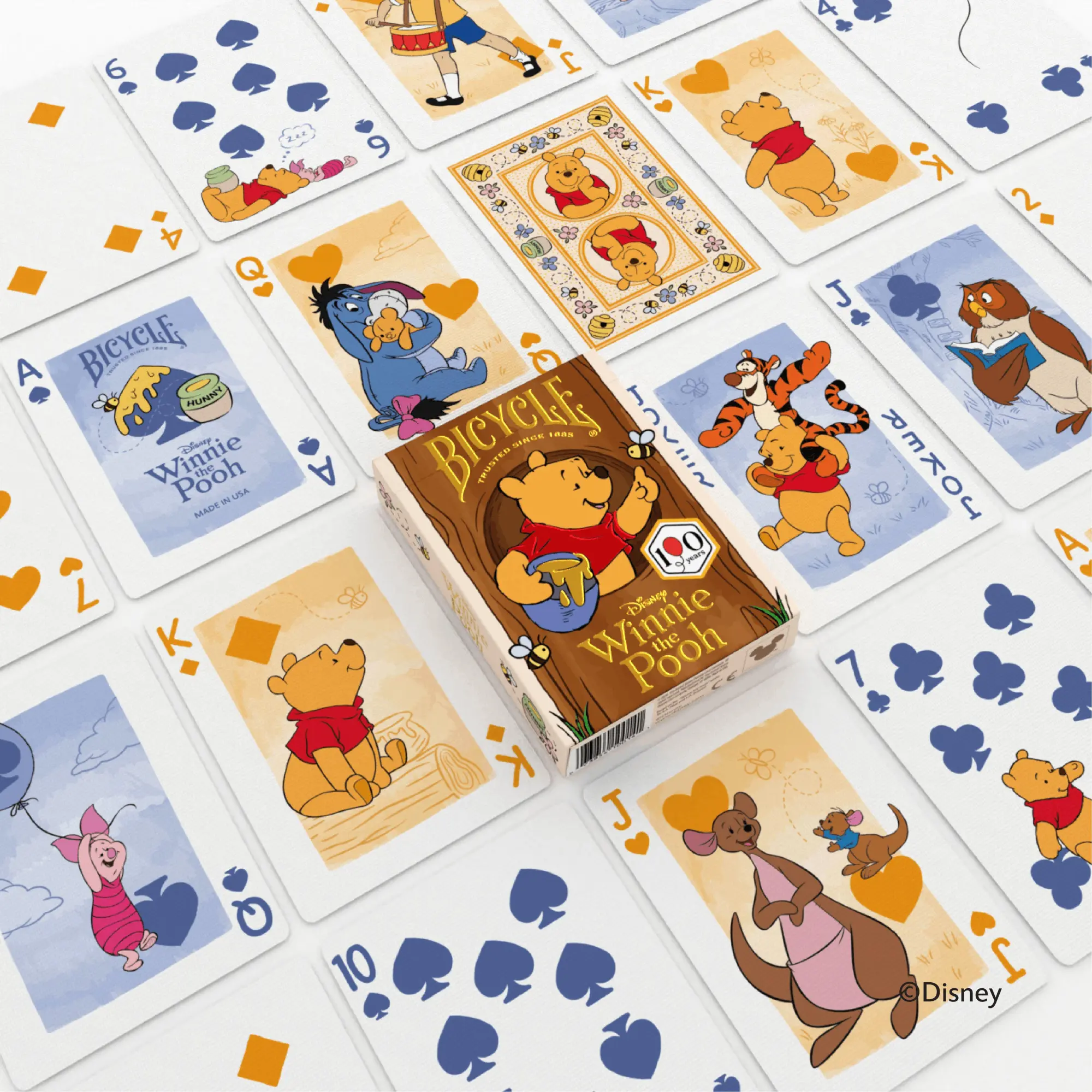 Bild: 73854100141 | Bicycle® Winnie the Pooh (Designer Spielkarten, Poker, Skat, Rommé...)