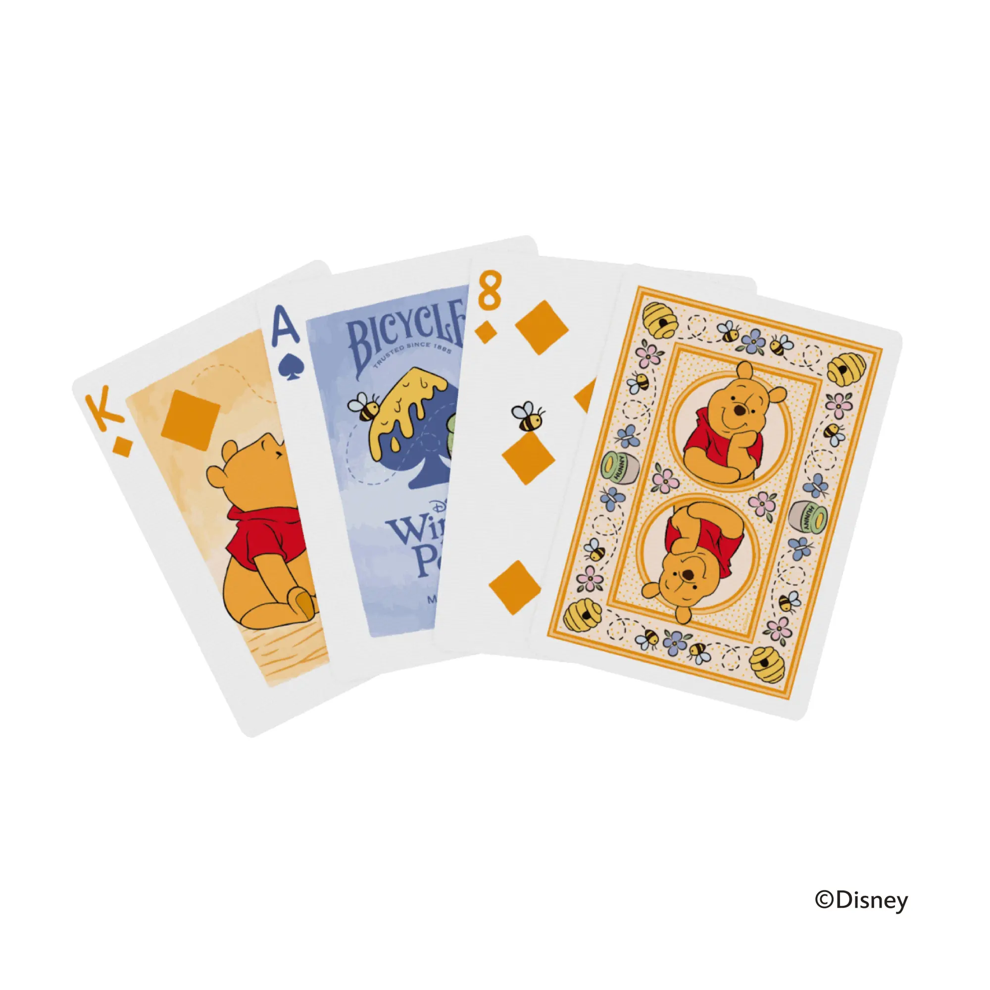 Bild: 73854100141 | Bicycle® Winnie the Pooh (Designer Spielkarten, Poker, Skat, Rommé...)