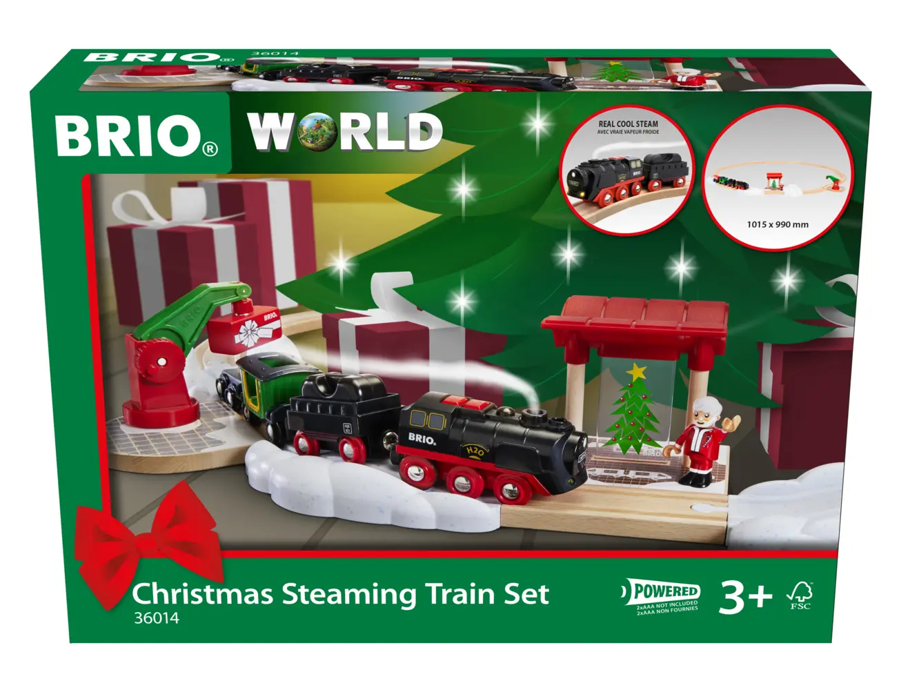 Cover: 7312350360141 | BRIO World - Batterie-Dampflok Weihnachts-Set | Spiel | Spiel | 2022
