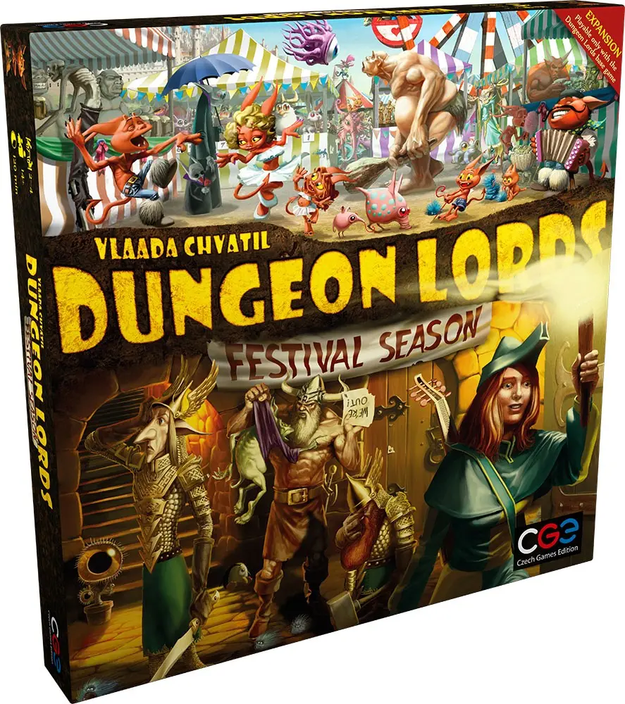Cover: 8594156310141 | Dungeon Lords: Festival Season | Dungeon Lords | CGE00014 | englisch