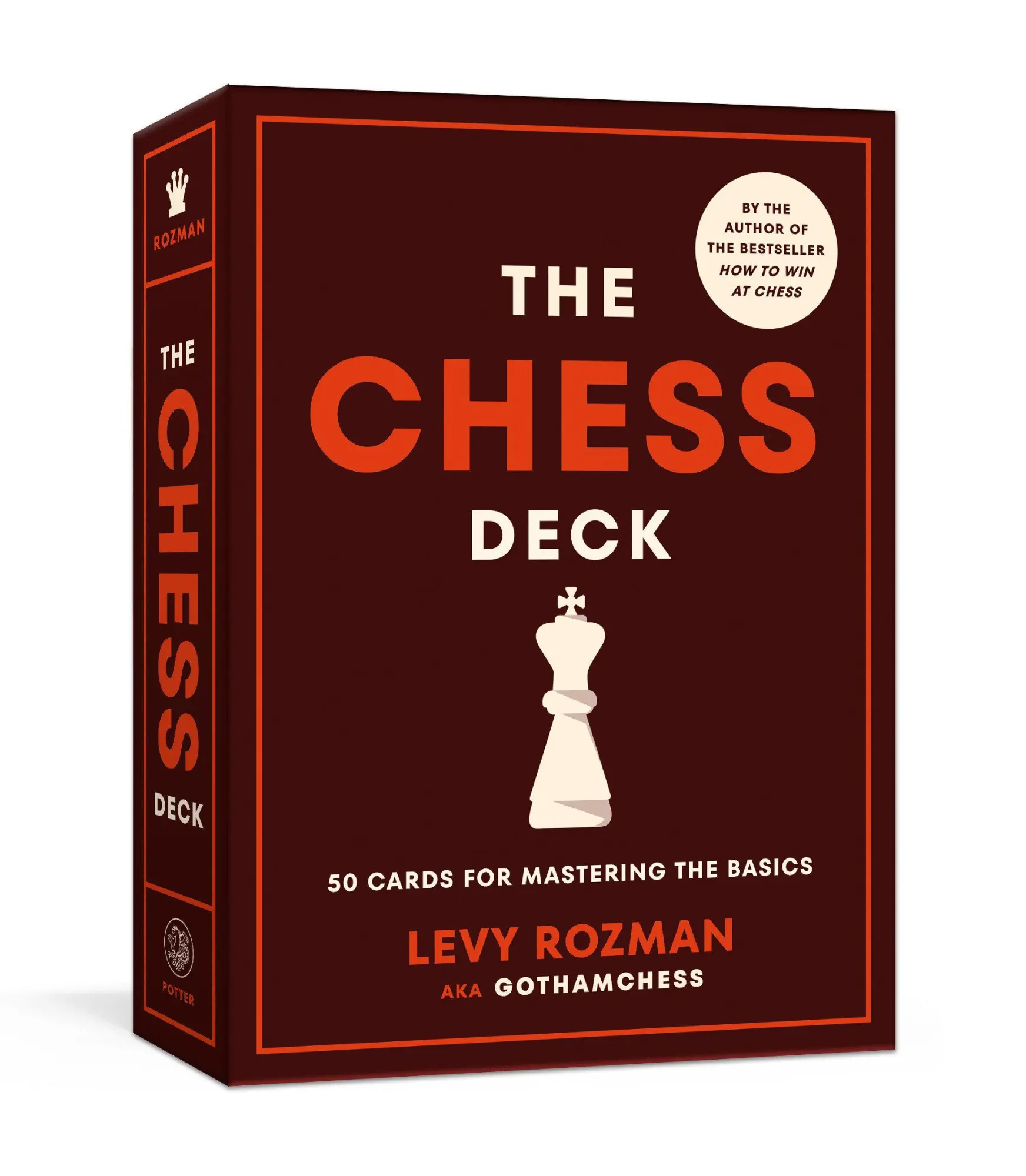 Cover: 9780593580141 | The Chess Deck | 50 Cards for Mastering the Basics | Levy Rozman | Box
