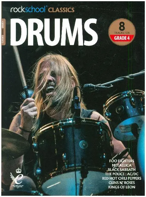 Cover: 9781789360141 | ROCKSCHOOL CLASSICS DRUMS GRADE 4 2018 B | Taschenbuch | Englisch