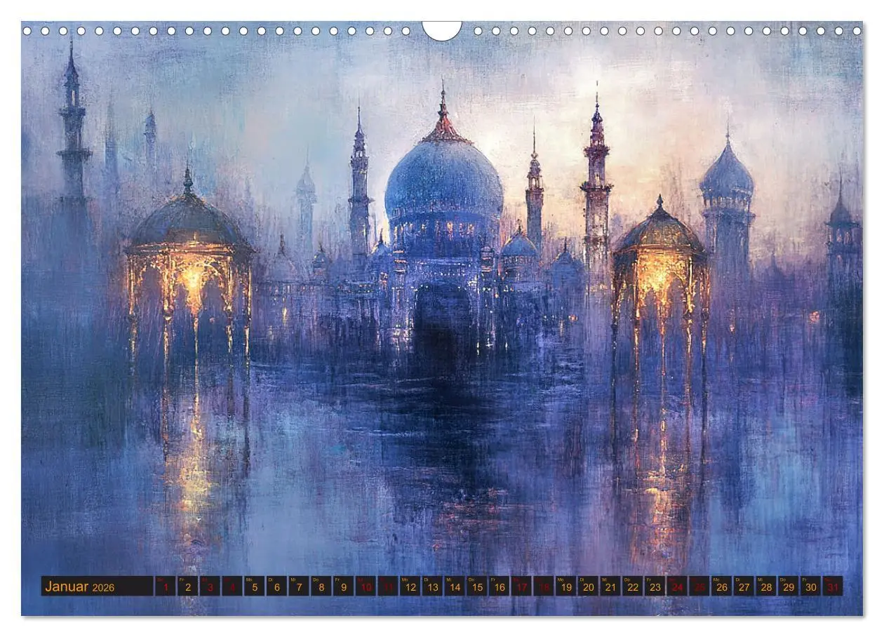Bild: 9783457340141 | Visionen aus 1001 Nacht (Wandkalender 2026 DIN A3 quer), CALVENDO...