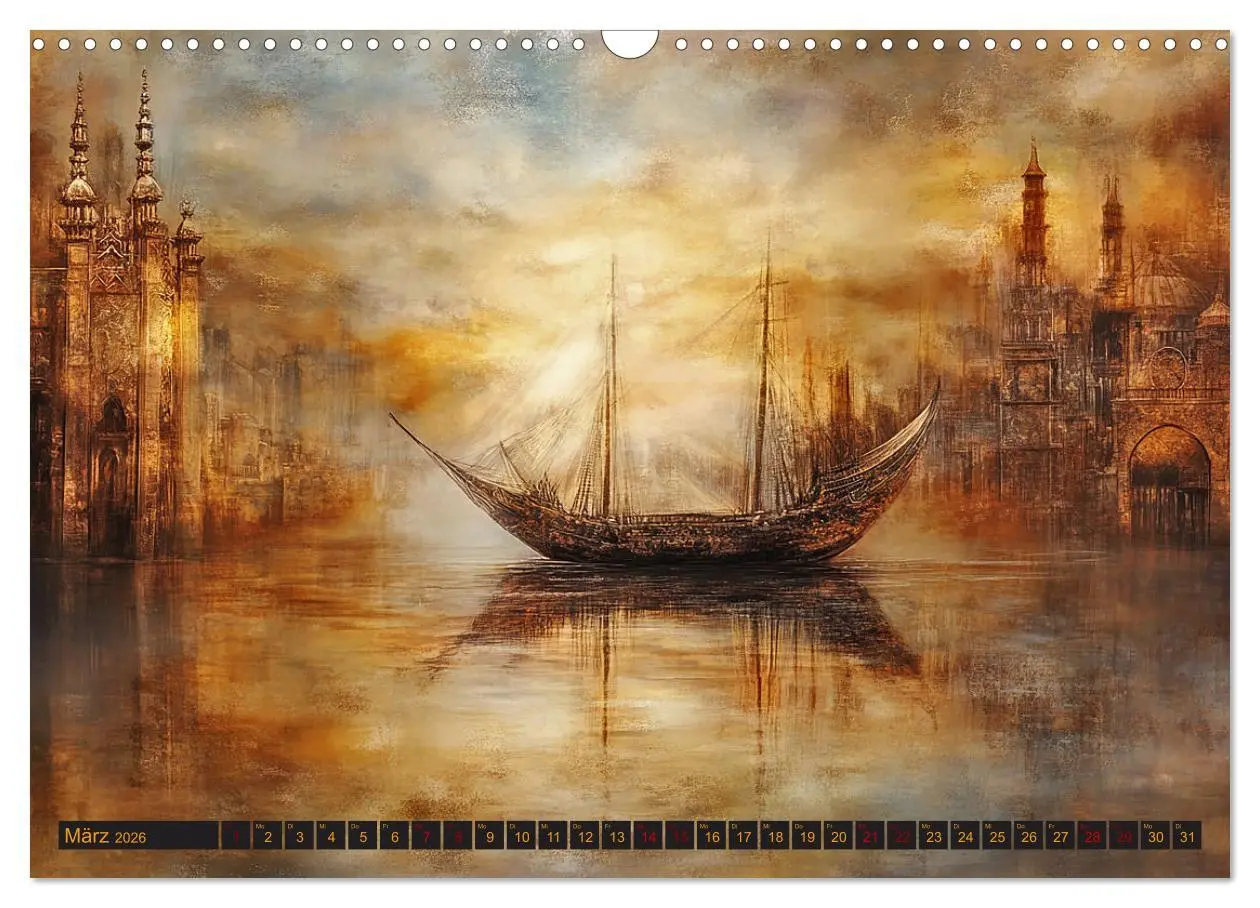 Bild: 9783457340141 | Visionen aus 1001 Nacht (Wandkalender 2026 DIN A3 quer), CALVENDO...