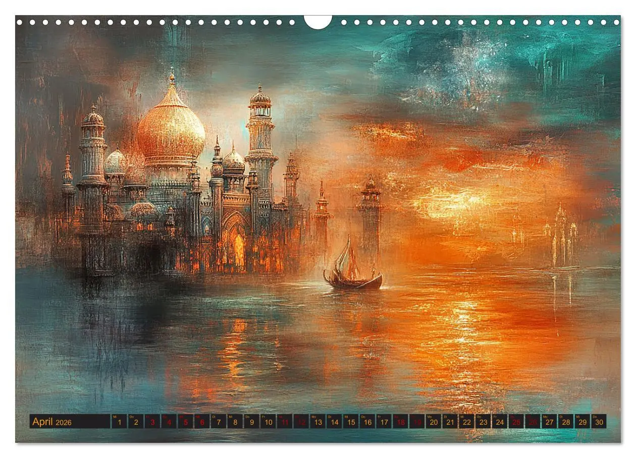 Bild: 9783457340141 | Visionen aus 1001 Nacht (Wandkalender 2026 DIN A3 quer), CALVENDO...