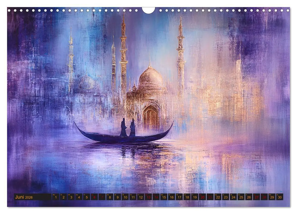 Bild: 9783457340141 | Visionen aus 1001 Nacht (Wandkalender 2026 DIN A3 quer), CALVENDO...