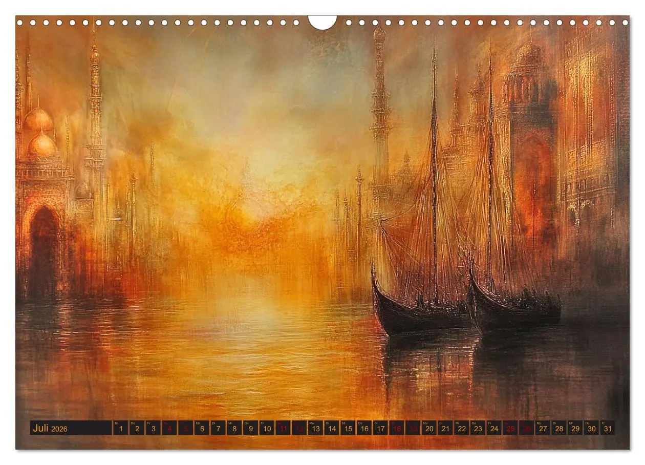 Bild: 9783457340141 | Visionen aus 1001 Nacht (Wandkalender 2026 DIN A3 quer), CALVENDO...