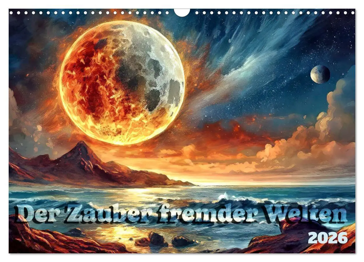 Cover: 9783457410141 | Der Zauber fremder Welten (Wandkalender 2026 DIN A3 quer), CALVENDO...