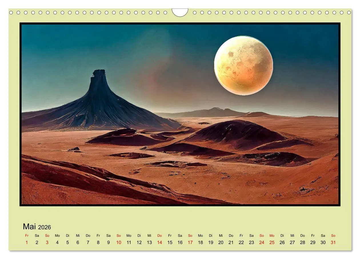Bild: 9783457410141 | Der Zauber fremder Welten (Wandkalender 2026 DIN A3 quer), CALVENDO...