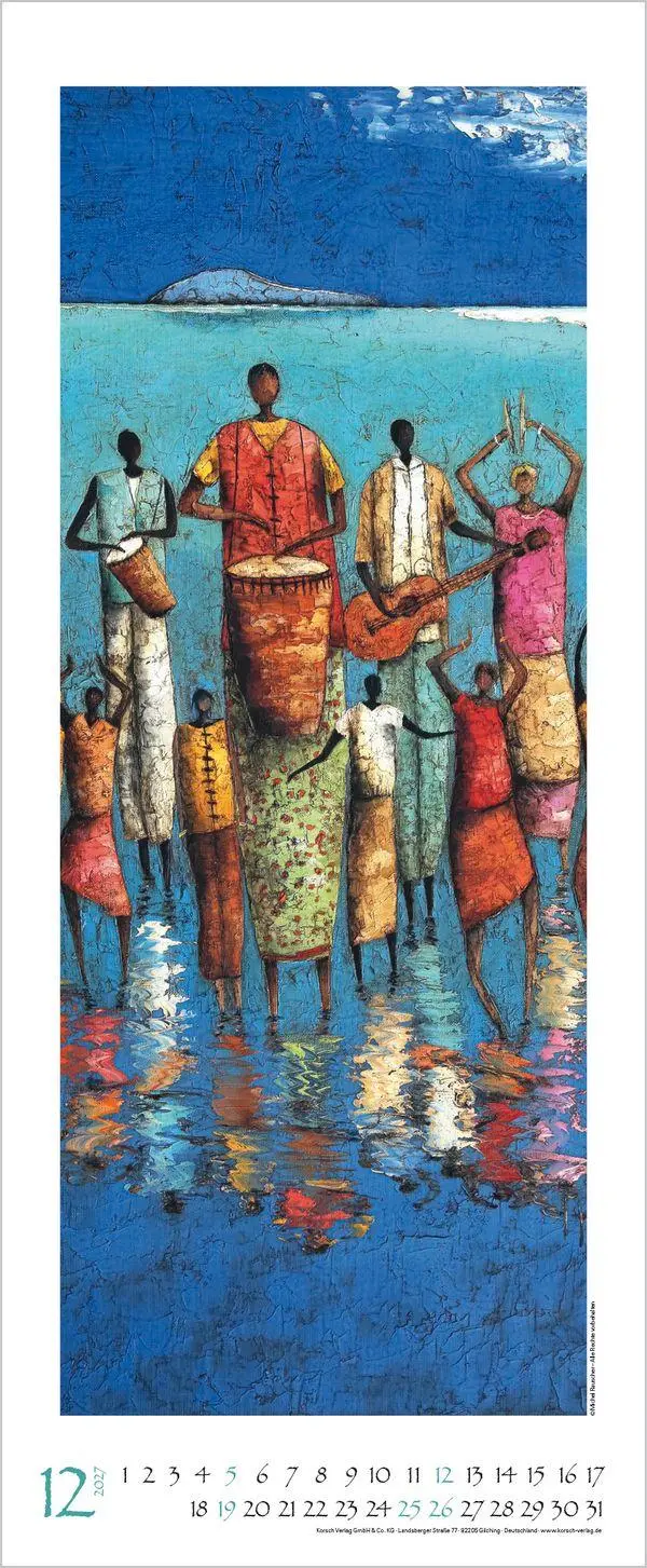 Bild: 9783819300141 | Colours of Africa 2027 | Verlag Korsch | Kalender | Spiralbindung