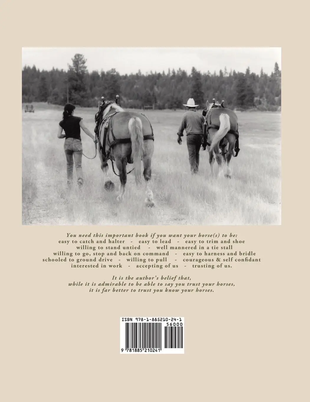 Rückseite: 9781885210241 | Training Workhorses / Training Teamsters | Second Edition | Miller