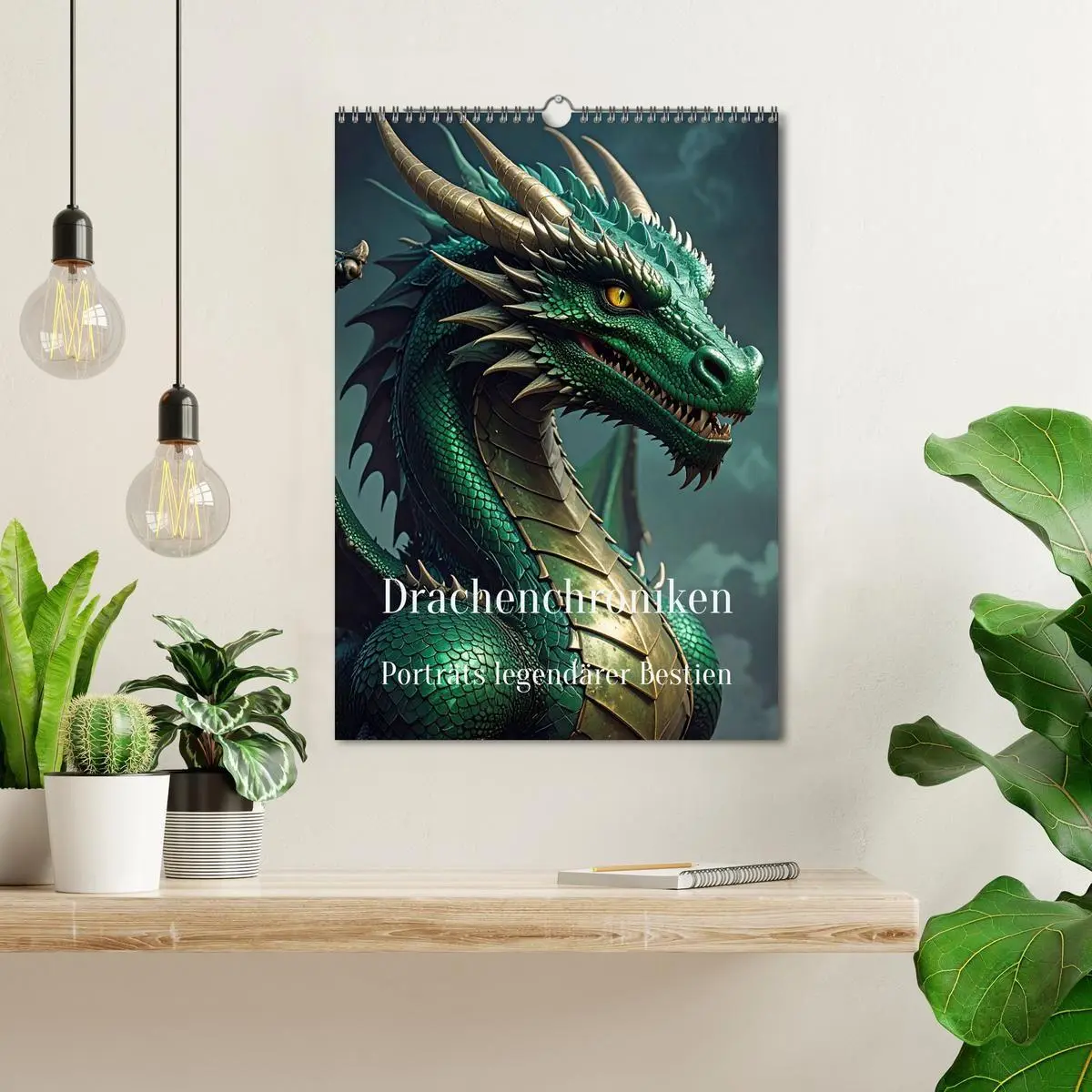 Bild: 9783516660241 | Drachenchroniken - Porträts legendärer Bestien (Wandkalender 2026...