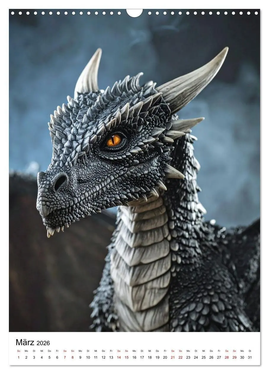 Bild: 9783516660241 | Drachenchroniken - Porträts legendärer Bestien (Wandkalender 2026...